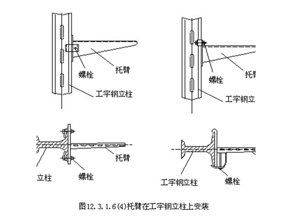 托臂及立柱安装
